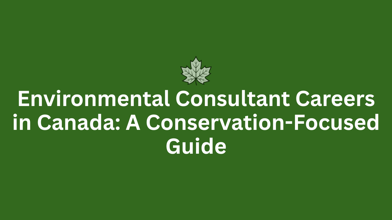 Environmental Consultant Careers in Canada